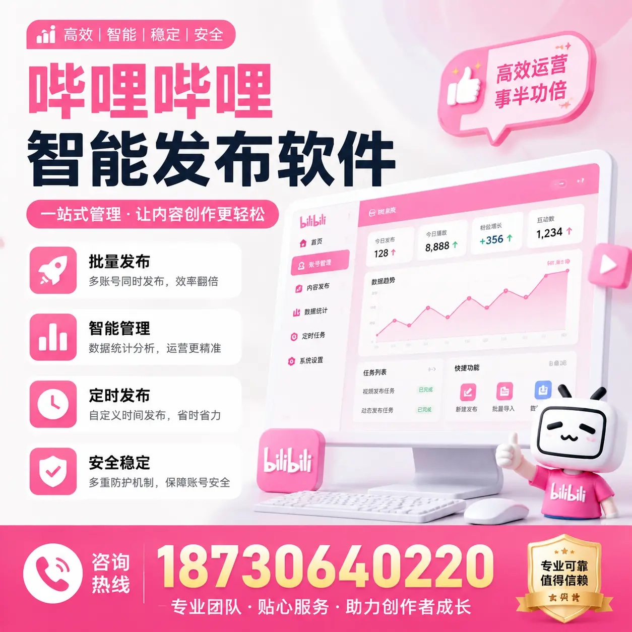 如何评估哔哩哔哩智能发布软件的ROI？崇左 企业必读