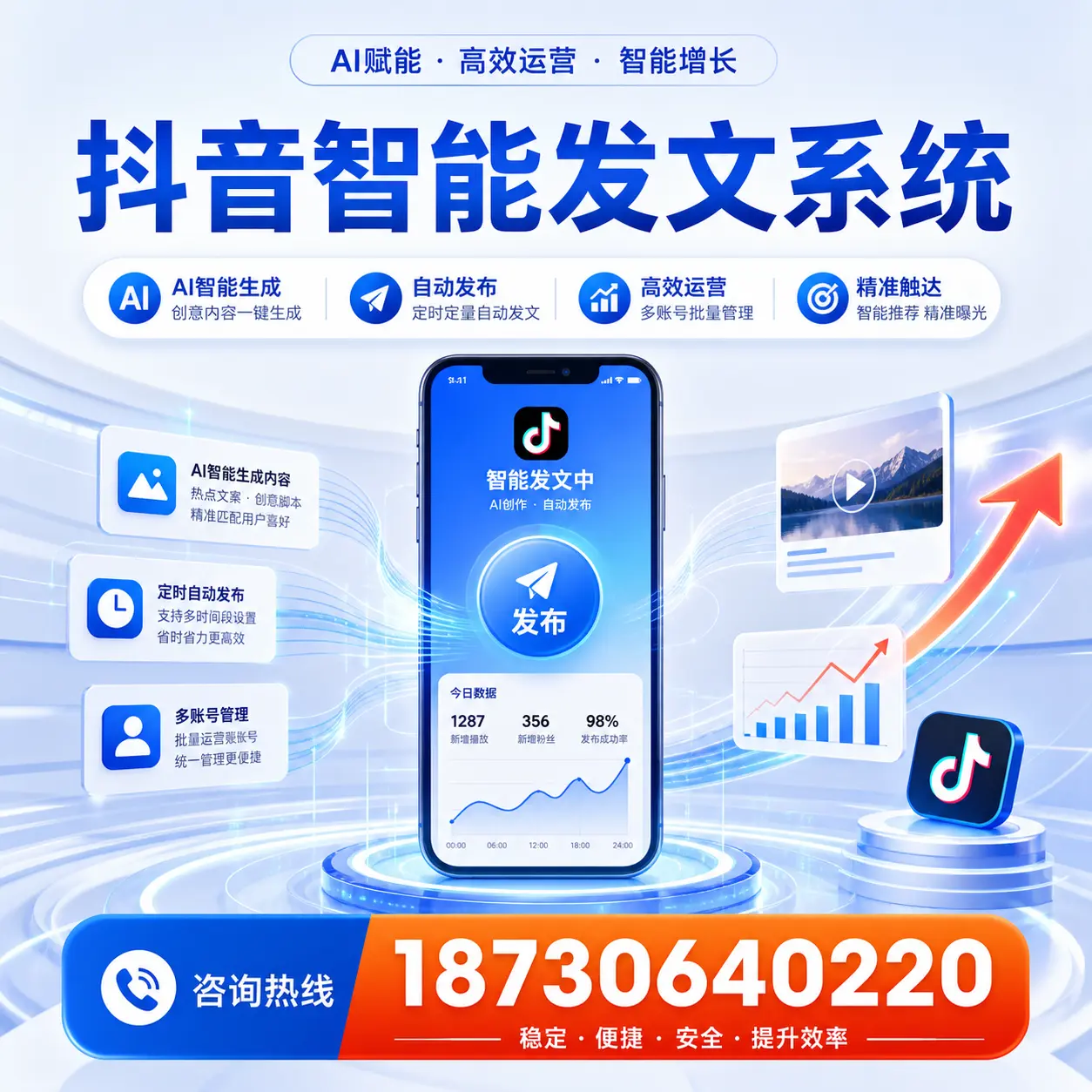 如何通过抖音智能发文系统提升 崇左 企业的市场竞争力